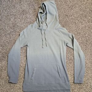 Maurices Light Green To Gray Hooded Sweater